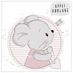 an elephant is sitting in a circle with the words appli voyage written above it