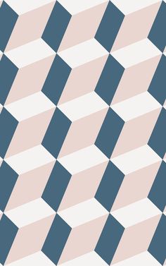 an abstract geometric pattern in pink and blue