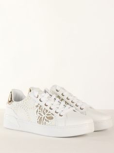 Guess Sneakers, Sneakers Online, Michael Kors, Lace Up, Glitter, Fabric