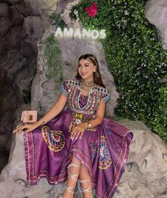 Afghan Simple Dress, Beautiful Afghan Dress, Afghan Flag Dress, Purple Afghan Dress, Morning Dress, Afghan Jewelry