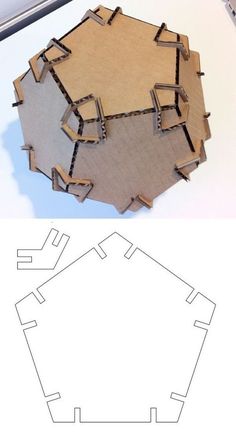 an image of a cut out model of a building with the top section missing from it