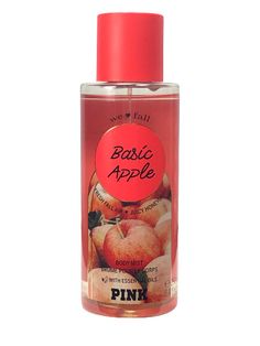 VICTORIAS SECRET PINK BASIC APPLE BODY MIST 8.4 oz / 250 ml New.  Free Shipping Victoria Secret Lotion, Trophy Hunting, Cosmetic Packaging Design, Daily Beauty Routine, Hair Ponytail, Pretty Skin, Hair Ponytail Styles