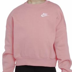 Nike Fleece Sweatshirt Dv5087-601 80% Cotton, 20% Polyester Nike Sweatshirts Women, Pink Nike Crewneck, Pink Nike Sweatshirt, Hot Pink Nike Sweatshirts, Hot Pink Nike Sweatshirt, Nike Sweatshirts Womens Pink, Nike Crew Neck, Nike Sweatshirt, Pink Nike