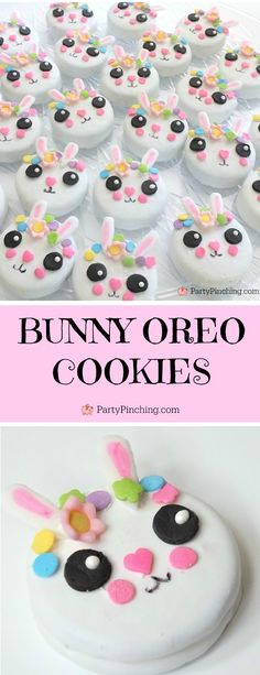 the bunny oreo cookies are ready to be eaten