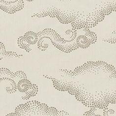 a white and grey wallpaper with small dots on it's surface, in the shape of swirls