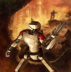 HKB-3Hunter-KillerDroid SGtD Separatist Droids, Conpect Art, Shadow Knight, Space Opera Art