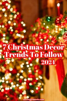 Idea For Christmas Decorating 2024, Christmas Decor Trends 2024/2025, Christmas Decorations Ideas 2024, 2024 Holiday Decor Trends, Christmas Tree 2024 Trends Decoration