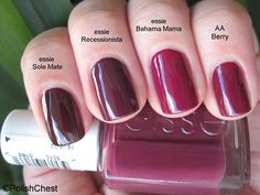 Essie Bahama Mama, Essie Nail Polish Colors, Face Moisturizer For Dry Skin, Dry Skin Body, Maroon Nails, Nails Matte, Bahama Mama, Finger Nails, Cream Body