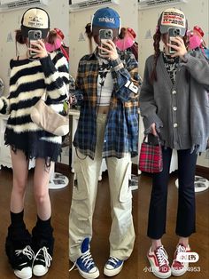 #fashion #chinesestreetfashion #ootd #ootdfashion #outfits #outfitideas #tiktok #streetwear #styletips #ulzzangstyle #ulzzangfashion #ulzzang #acubi #y2k #y2kfashion Hottie Outfits, Y2k Futurism, Colorful Y2k, Girls Fasion, Modern Y2k, Soft Grunge Outfits, Chinese Fashion Street, Doo Doo