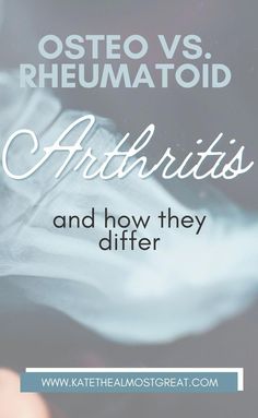 A question I get a lot is, "What Is the Difference between Osteoarthritis and Rheumatoid Arthritis?" In this post, I answer this question. Ra Symptoms, Polycystic Ovarian Syndrome, Men's Health Fitness, What Is The Difference Between, Nerve Pain, Chronic Illness, Disease