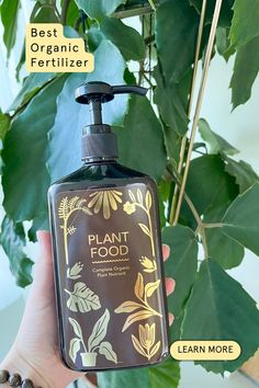 Give Your Plants the Boost with Organic Fertilizer Plant Nutrients, Pump Bottle