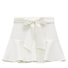 Brand New Christmas White Skirt, Elegant Tiered Mini Skirt For Summer, Elegant Lined Mini Skirt For Brunch, Elegant Flared Skort For Spring, Elegant Summer Skort, Elegant Summer Skirted Skort, Elegant Spring Ruffled Mini Skirt, Elegant Skirted Skort For Summer, Elegant Skort For Spring