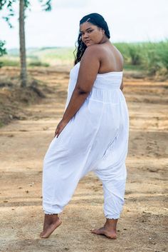 You'll love our soft to the touch plus size harem pants. This timeless classic doubles up as a white jumpsuit - wear them whichever way you want. Part of our  plus size range they are perfect for everyday use. 
 
Always Vegan and Fair-Trade 
As will all the clothing in our store, these plus size harem pants are vegan-friendly. They are handmade in Thailand from bamboo rayon giving it a characteristically smooth feel. Hippie-Pants is an independent, fair-trade brand which supports rural communiti White Harem Pants, Harem Pants Outfit, Plus Size Harem Pants, Fisherman Pants, Splatoon 3, Plus Size White, Hippie Pants, Classic Pants, Plus Size Jumpsuit