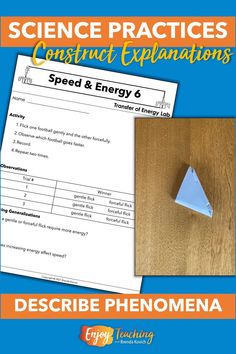 the science practice booklet for students to learn how to use energy and electricity in their homes