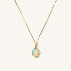 Oval Opal Necklace Opal Necklace Simple, Diamond Initial Necklace, Solid Gold Bracelet, Holiday Wishlist, Bezel Necklace, Jewelry Opal, Diamond Jewelry Necklace, Solid Gold Necklace, Gold Filled Ring