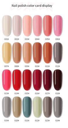 Best Nail Paint Shades, Light Color Gel Nails Polish, Light Gel Nail Colors, Nail Polish Shades, Fall Gel Nail Polish Set, Best Uv Gel Nail Polish Brand, Gel Polish Nails, Gel Nail Polish Bottles, Note Nail Polish