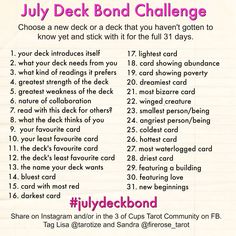 the july deck bond challenge is here