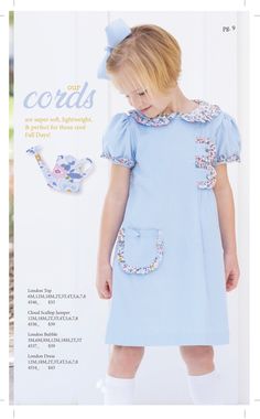 Child Clothes, Classic Clothes, London Dress, Bird Embroidery, Classic Outfits, Girl Dresses, Autumn Day, Blue Bird