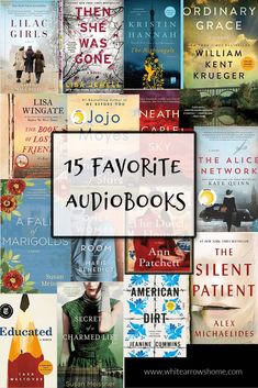 many different books with the title 15 favorite audiobooks