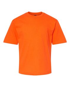 Youth Gold Soft Touch T-Shirt - ORANGE - L | M&O Youth Gold Soft Touch T-Shirt in Orange Size Large | Cotton Cheap Orange T-shirt With Character Print, Cheap Retro Orange T-shirt, T Shirt Fanta Orange, Travel Tshirt, Plain Tshirt, Jersey Tee, Wholesale Clothing, Fashion Story, Online Shopping Clothes