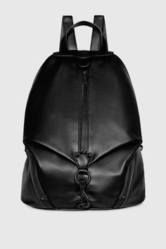 Jumbo Julian Backpack – Rebecca Minkoff Black Shellac, Rebecca Minkoff Julian Backpack, Backpack Purses, Backpack Collection, Backpack Reviews, Matte Black Hardware, Travel Purse, Rebecca Minkoff Bag, Gym Clothes