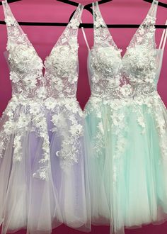 Jovani 63987 Short Lace & Tulle Party Dress Short Tulle Dress, Tulle Dress Short, Short A Line Dress, Short Sleeveless Dress, Fashion Bella, Cute Dresses For Party, White Lilac, Flair Dress