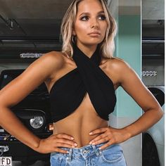 Brand New With Tags! Black Princess Polly Wrap Top Us 4 Black Crop Top For Summer Night Out, Black Crop Top For Club In Spring, Black Edgy Crop Top, Crop Top Satin, Black Wrap Top, Chiffon Crop Top, Backless Halter Top, White Knit Top, Prince Purple Rain