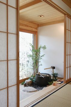 Indoor Zen Garden, Zen House, Zen Garden Design, Japan Home