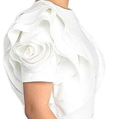 Prettysoul Women's Elegant Round Neck Flounce Blouse Ruffle Peplum Short Sleeves White Says Large But Manufacturer Said Their Large Equals A Us Medium Measurements: Bust 37" Waist 30" Shoulder Width 15.75" New Without Tags White Short Sleeve Evening Blouse, White Short Sleeve Tops For Evening, Evening Top With Ruffles And Short Sleeves, White Ruffled Evening Top, Short Sleeve Ruffled Blouse For Evening, Evening Blouse With Ruffles And Short Sleeves, Spring Evening Tops With Ruffle Sleeves, Spring Evening Blouse With Ruffle Sleeves, Beige Blouse