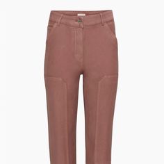 Aritzia Wilfred Brennan Cargo/Utility Work Pants! In Color Gd Mocha Sorbet, Size 0. Worn Less Than 10 Times, In Perfect Condition I Just Don’t Wear Them Enough! Utility Pants Are A Must Have And Never Go Out Of Style, These Are Amazing Quality And Retailed For $128 These Are High-Rise Utility Pants Featuring Side Patch Pockets With A Hammer Loop, Back Patch Pockets And A Knee Patch. They’re Made With Soft-Brushed Cotton Sateen. Garment Dye (Gd) Colours: The Unique Colour Of Our Garment Dye Is Achieved Through A Special Process Instead Of Dyeing The Fabric, We Dye The Finished Garment For A Dimensional, Washed-Down Look And Soft Feel. Results Vary From One Piece To The Next, So You Utility Work Pants, Aritzia Pants, Knee Patches, Utility Pants, Aritzia Wilfred, Brushed Cotton, Work Pants, Just Don, Out Of Style