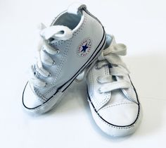 Converse First Star Crib Shoes Leather 81229 Baby Newborn Shoes Size 4. Good used condition. See photos. Smoke free home Baby Chucks, Shoes Size 4, Newborn Shoes, Converse One Star, Baby Newborn, Crib Shoes, One Star, Shoes Leather, Vintage Shoes