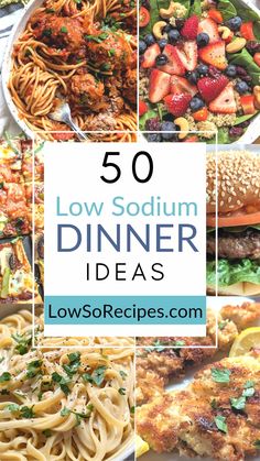 the top 50 low - sodom dinner ideas