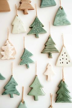 Pottery Xmas Decorations (17) Christmas Tree Decorations Ideas Diy, Diy Christmas Ceramics, New Years Decorations Ideas, Christmas Tree Ceramic Decoration, Christmas Decorations Pottery, Handmade Clay Christmas Decorations, Christmas Ornaments Clay Diy, Xmas Tree Decorations Diy, Ceramics Ideas Pottery Christmas