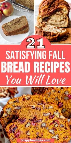 Here you get some easy fall bread recipes that are great for celebrating fall days. Fall Bread, Fall Bread Recipes, Pumpkin And Chocolate, Cranberry Pumpkin, Holiday Recipes Thanksgiving, Biscuit Rolls, Fall Cooking, Fall Days