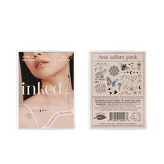 Best Sellers Temporary Tattoo Pack INKED by Dani Best Sellers Temporary Tattoo Pack  |  Sally Beauty Transparent Tattoo, Tattoo Paper, Sally Beauty, Blue Lake, Hand Drawn Design, Free Hair, Temporary Tattoos, Temporary Tattoo, Body Skin Care