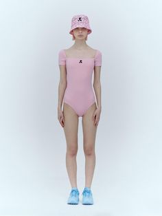 This is a feminine and comfortable swimwear by Rest&Recreation that is made out of high quality and sturdy material. With distinctive mood of the design and comfortable wear, you can style it for your summer outfit.- Deep back line and ribbon detail- Shirring banding on the shoulder- Detachable bra cap included- Feminine and comfortable wear Pink Nylon Swimwear With Lined Body, Pink Nylon Summer Swimwear, Pink One-piece Nylon Swimwear, Pink Nylon One-piece Swimwear, Pink Nylon Swimwear For Beachwear, Pink Nylon Beachwear Swimwear, Pink Polyamide Swimwear For Beach Season, Pink Polyamide Swimwear For Pool, Pink Polyamide Swimwear For Swimming