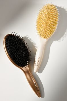 * Plastic, rubber; natural boar, nylon pins* Imported Boar Hair Brush, Boar Brush, Bristle Hair Brush, Wellness Home, Must Have Products, Boar Bristle Brush, Haute Hair, Bristle Brush, Bhldn Weddings