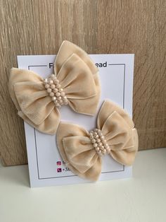 Fancy Hair Bows, Flower Girl Hair Clip