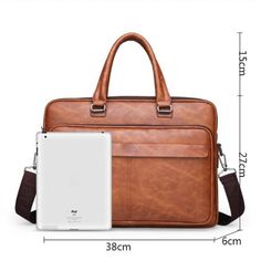 Handle/Strap Type : soft handle Material Composition : PU Leather Model Number : Business Briefcase Lining Material : POLYESTER Style : Business Gender : MEN Pattern Type : Solid Closure Type : zipper Main Material : GENUINE LEATHER Brand Name : ISKYBOB Item Type : Briefcases Type : Shoulder Bag / Crossbody Bag / Handbag / Laptop Bag / Messenger Bag Type 1 : Business Briefcase / Satchel Bag Type 2 : office bag men / classic briefcase bag for men Type 3 : businessman briefcase Type 4 : men s busi Business Faux Leather Satchel Bag, Portable Leather Tote Shoulder Bag, Business Faux Leather Handheld Shoulder Bag, Handheld Faux Leather Business Shoulder Bag, Business Handheld Faux Leather Shoulder Bag, Leather Tote Satchel, Brown Business Bag With Adjustable Strap, Portable Leather Handheld Satchel, Portable Handheld Leather Satchel