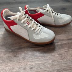 Rothys Rs01 Men’s Sneaker. Nwot. Red Colorway. Excellent New Condition. Rothys Mens Sneakers, Rothys Shoes, Mens Shoes Sneakers, Red White, Red And White, Men's Shoes, Shoes Sneakers, Size 10, Man Shop