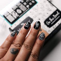 The paw-sibilities are endless with this all-in-one cat-themed nail stamping kit. Our On the Prowl stamping starter kit includes a mini-sized classic white stamping polish, our best-selling smudge free top coat, and a kitty-themed stamping plate for your favorite feline-loving friend. Paint your nails with any nail polish color you love and stamp with our highly pigmented stamping polish for bright, bold designs. Included in this Set: Artist Collaboration: MrsWhite8907 (m006) 5ml of Smudge Free Nail Stamp Kit, Base Coat Nail Polish, Classic Nail Art, Stamping Nail Polish, Artist Collaboration, Winter Manicure, Bright Nails, Winter Nail Art, Winter Nail Designs