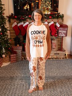 Product Introduction: Celebrate the festive season with your loved ones in our Christmas Gingerbread Man and Candy Cane Printed Family Matching Pajamas.
Fabric: Made with 95% Polyester and 5% Spandex.
Care Instruction: Machine washable, do not bleach, and low heat iron recommended for daily wear.
Key Features: Please add each size separately to your shopping cart
*Each size includes 1 set (1 top and 1 bottom) or 1 jumpsuit or 1 pet bandana
* Christmas Gingerbread Man and Candy Cane prints
* Soft and stretchy fabric
* Round neck and regular fit
* Casual style perfect for family outings
* Length: Moderate
* Source of goods: Imported
* Supplier: PatPat
Additional information: Perfect for winter and Christmas occasions. Family Matching Pajamas, Christmas Gingerbread Man, Winter And Christmas, Family Outings, Matching Christmas Pajamas, Matching Family Pajamas, Family Photo Outfits, Matching Pajamas, Family Pajamas