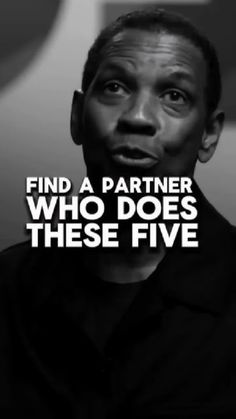 a man is making a funny face with the words find a partner who does these five