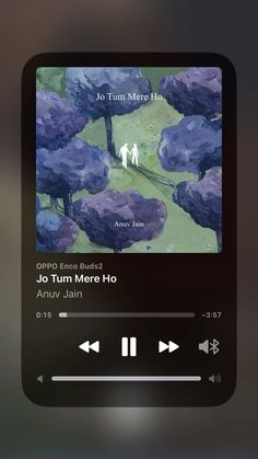 an mp3 player with the words jo tum more ho on it's screen