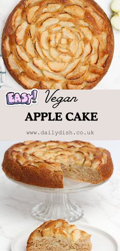 Vegan Apple Cake Vegan Apple Cake, Vegan Grocery List, Eggless Cake Recipe, Vegan Grocery, Chocolate Sheet Cake, Vegan Apple, Vegan Cake Recipes, Cake Vegan, Vegan Yogurt