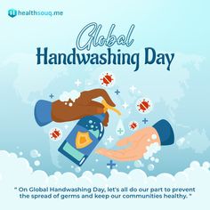 GOOD HEALTH STARTS WITH CLEAN HANDS It's a day to promote and practice good hand hygiene, as well as to mobilize individuals, communities, and organizations around the world to take action and promote handwashing. Join us in celebrating this day for global health, and let's raise our hands for hygiene! #GlobalHandWashingDay #GlobalHandWashingDay2023 #HandWashingDay #HandHygiene #HygieneWorld Global Handwashing Day Poster, World Hand Hygiene Day, Global Handwashing Day, Content Plan, Global Health, Hand Hygiene, Health Matters, Clean Hands, English Quotes