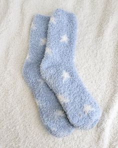 Blue Star Cute Fuzzy Socks Aesthetic, Fuzzy Socks Aesthetic, Cute Fuzzy Socks, Casual Western Outfits, Sock Ideas, Burr Basket, Socks Aesthetic, Cozy Sleepwear, 2024 Ideas