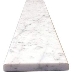 a white marble counter top on a white background