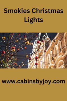 Smokies Christmas Lights in Gatlinburg, Pigeon Forge, Sevierville and surrounding areas. Book your Vacation Rental Mountain Log Cabin stay with NO booking platform FEES at www.cabinsbyjoy.com
#cabin #cabinlife #cabinlove #travel #mountains #logcabin #cabinfever #vacation #cabinvibes #superhost #guestfavorite #guestfavoriteairbnb #dollywood #gatlinburg #pigeonforge #tennessee #greatsmokymountainnationalpark Mountain Log Cabin, Gatlinburg Pigeon Forge, Travel Mountains, Gatlinburg Tn, Great Smoky Mountains National Park, Air B And B, Cabin Fever, Cabin Life, Pigeon Forge