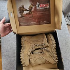 Brand New In Box, Slightly Marked Up Box. Men's Size 7w Flame And Water Resistant. These Boots Are Known To Be Incredibly Comfortable Swaggy Outfits, Rocky, Men's Shoes, Shoe Boots, Water Resistant, Size 7, Man Shop, Boots, Brand New